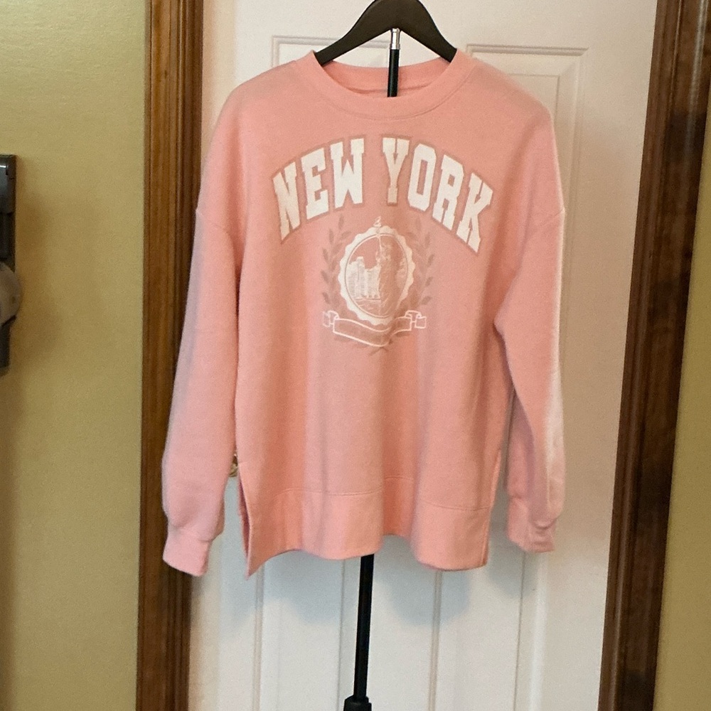Fleurish Pink New York Sweatshirt